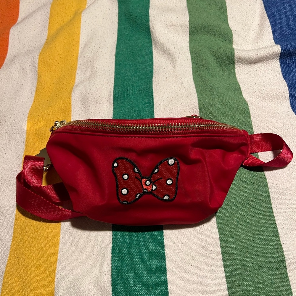 Stoney Clover Lane Ruby Fanny with OG Minnie x Fable bow (sewn by SCL) BNWOT